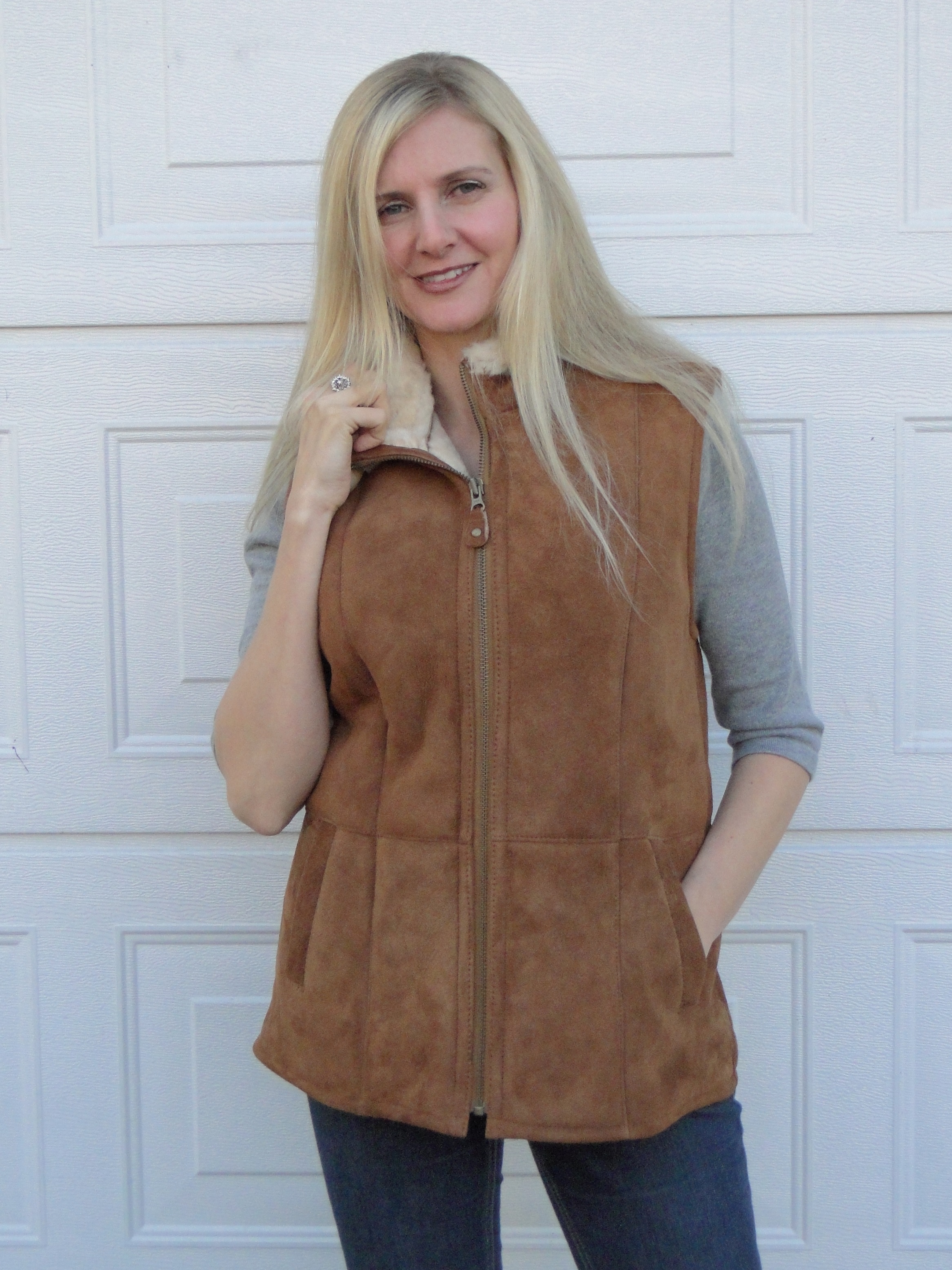 Ladies Sheepskin Gilet Radford Leather FashionsQuality Leather and