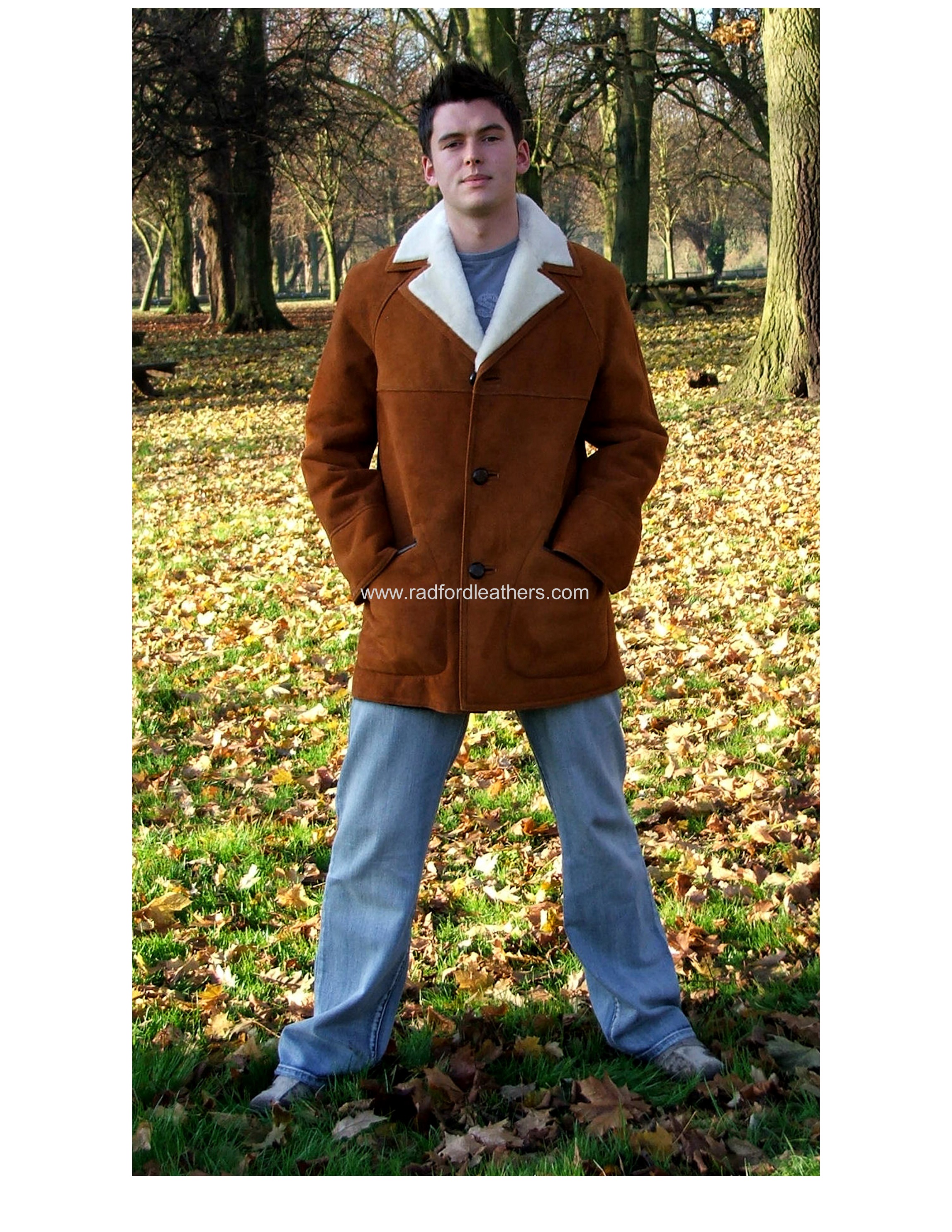 Men's Traditional Sheepskin Coat - Radford Leather Fashions ...