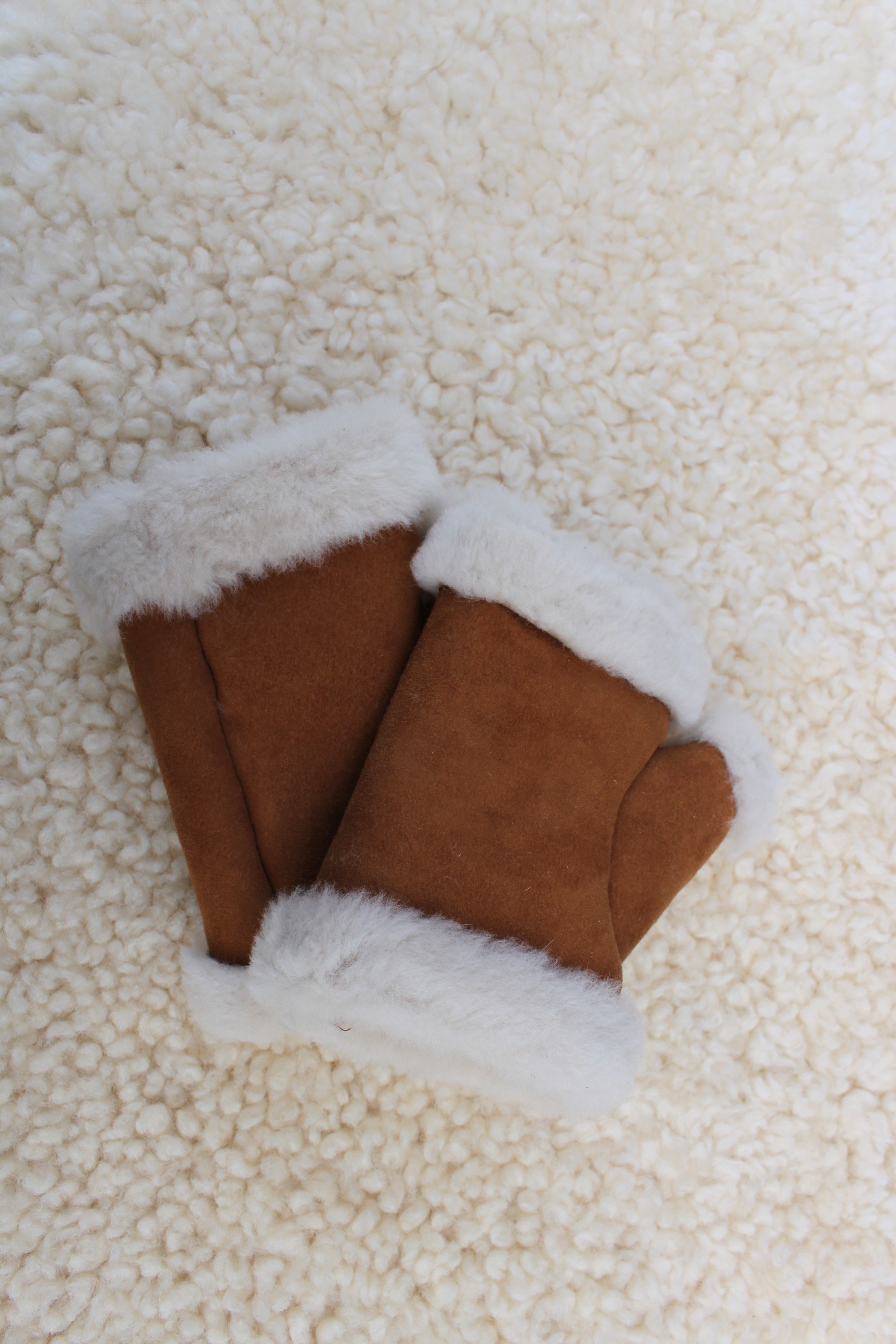 Ladies' Fingerless Sheepskin Gloves Radford Leather FashionsQuality