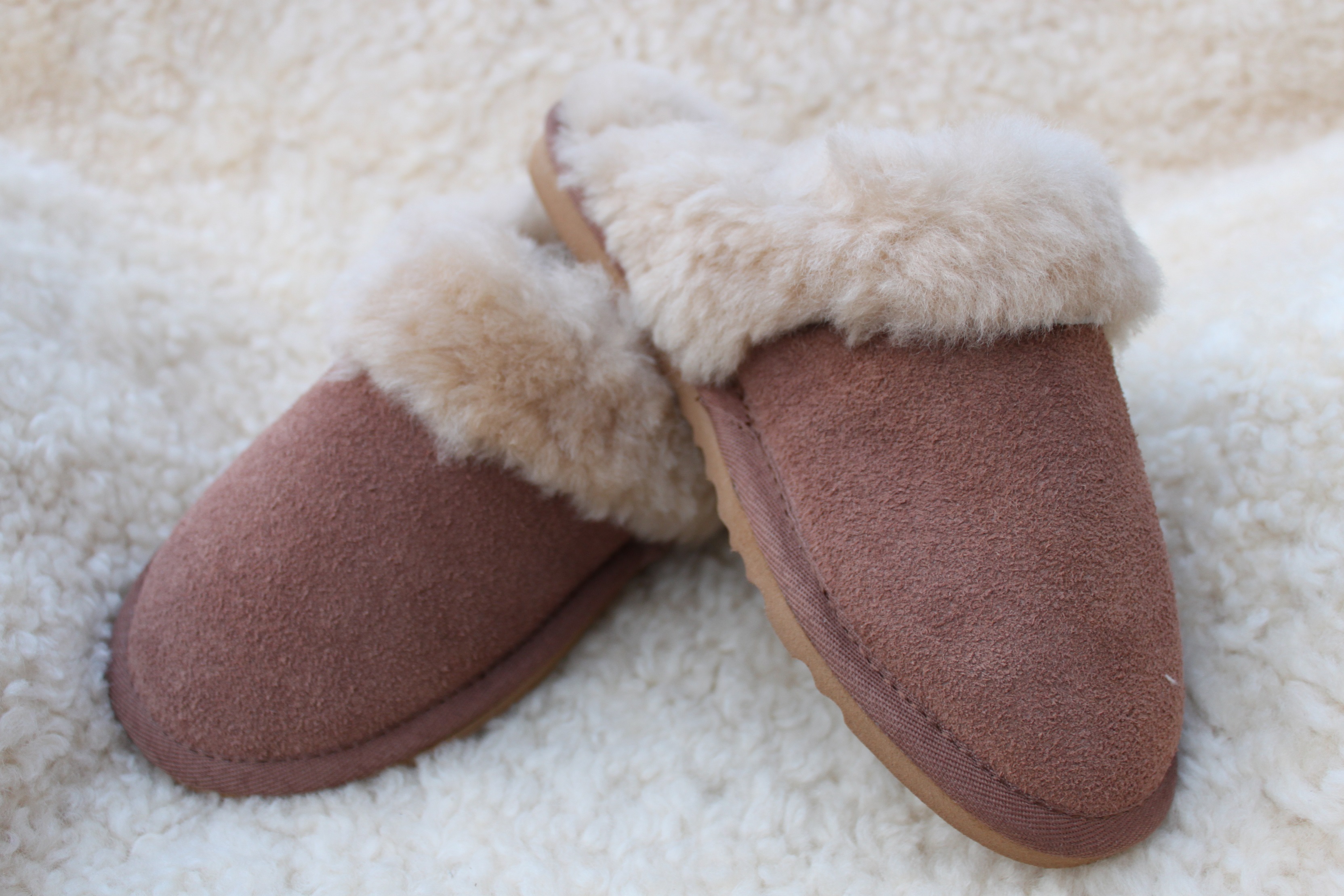 sheepskin mule slippers ladies
