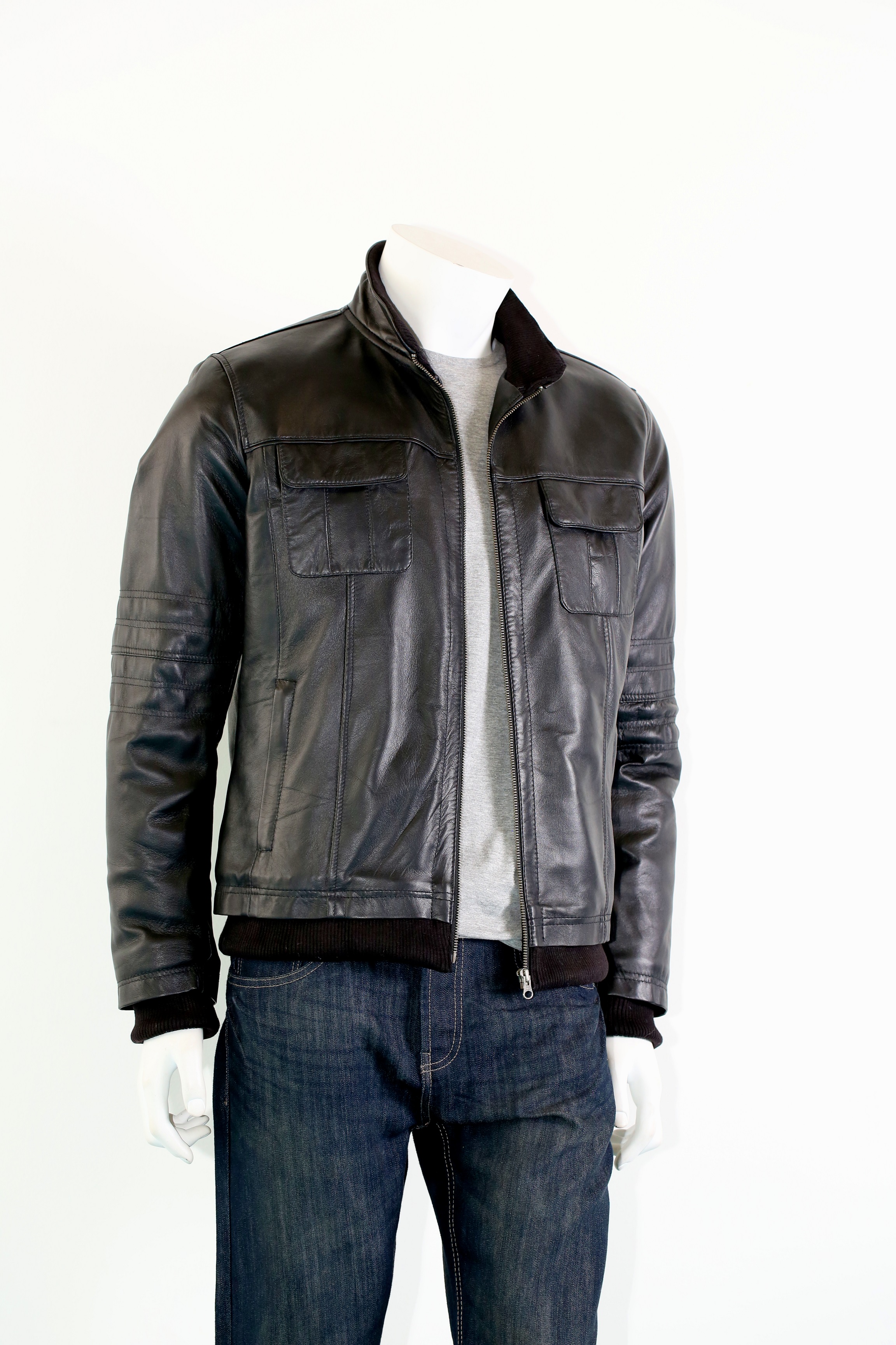 Men&#39;s Leather Bomber Jacket - Radford Leathers