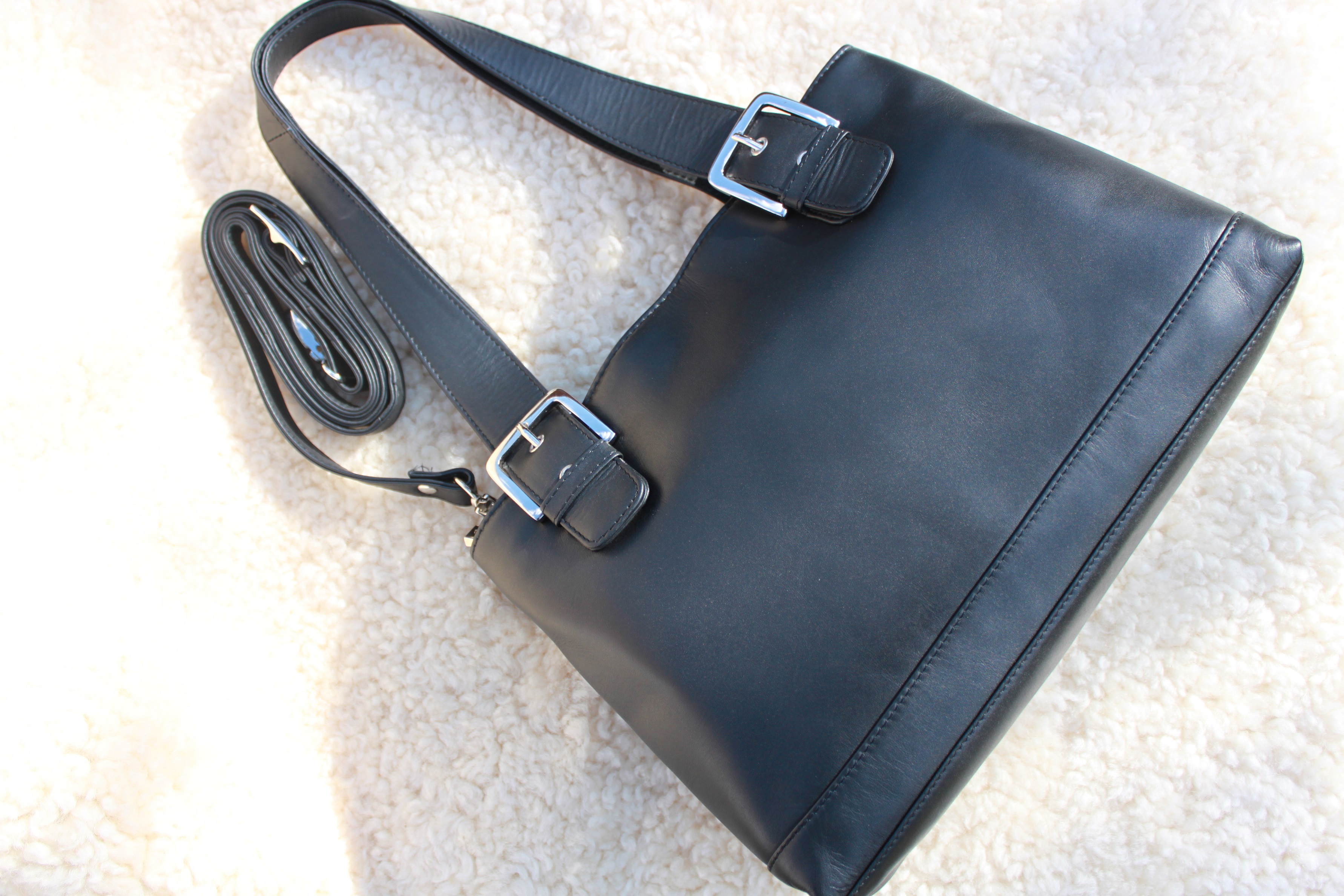 Ladies Buckle Strap Handbag Radford Leather FashionsQuality Leather