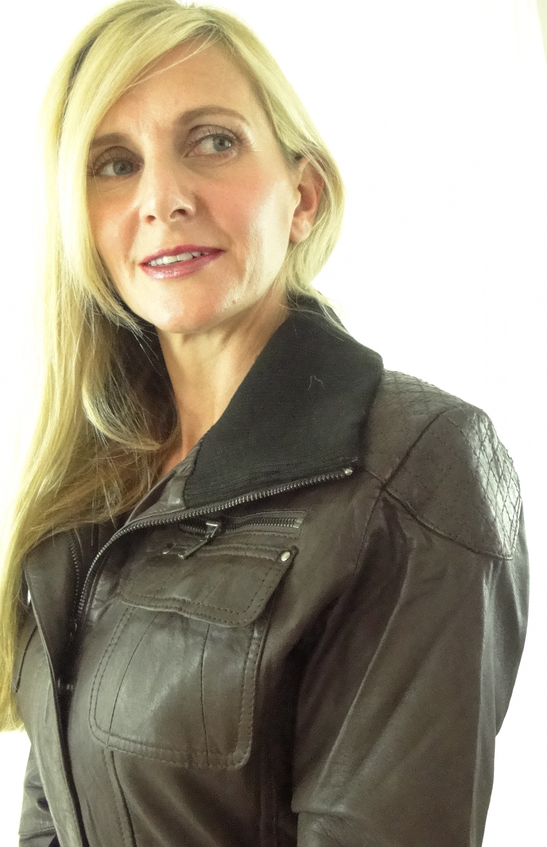 Women's Leather Biker Jacket in Black Radford Leather FashionsQuality Leather and Sheepskin