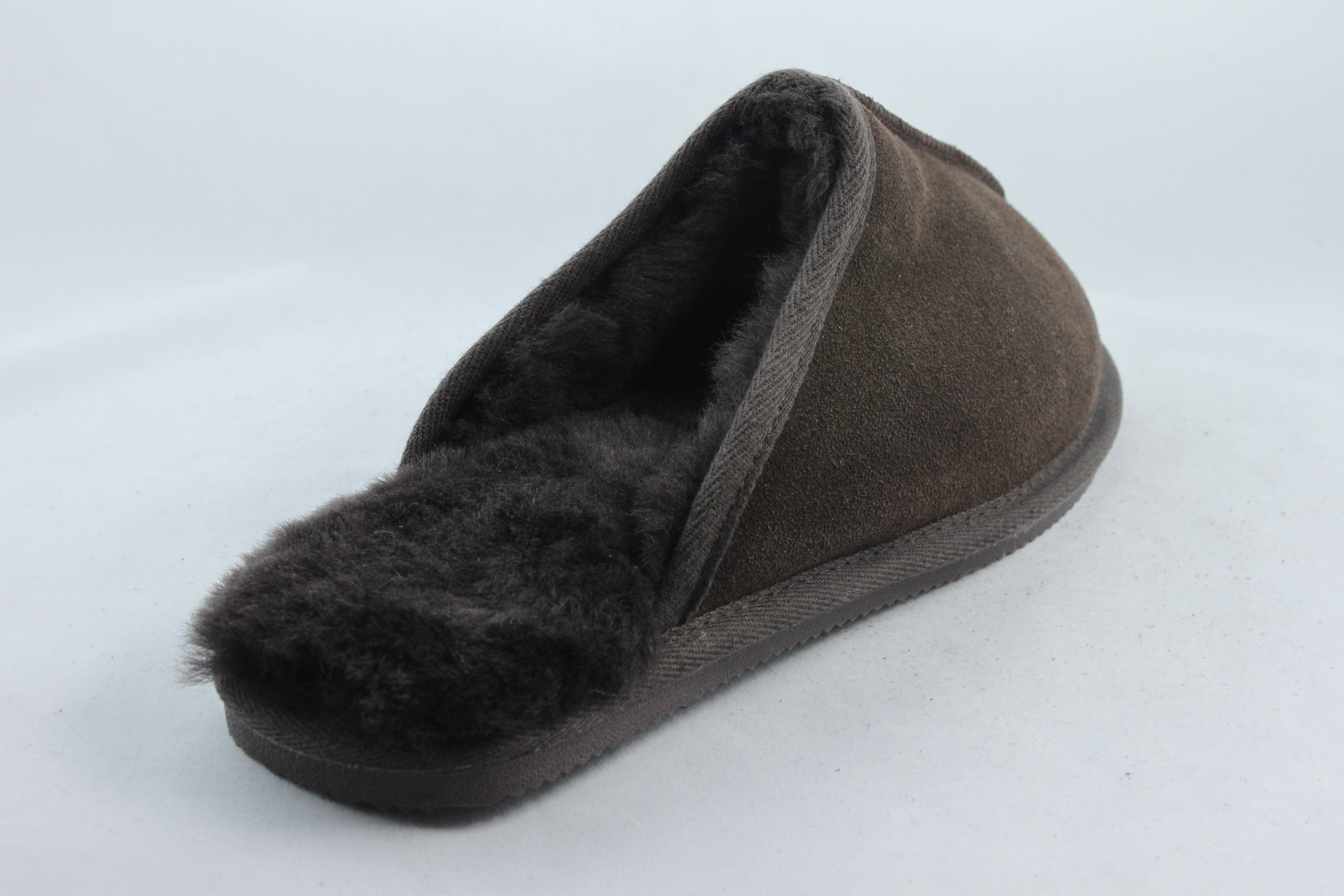sheepskin mens mule slippers