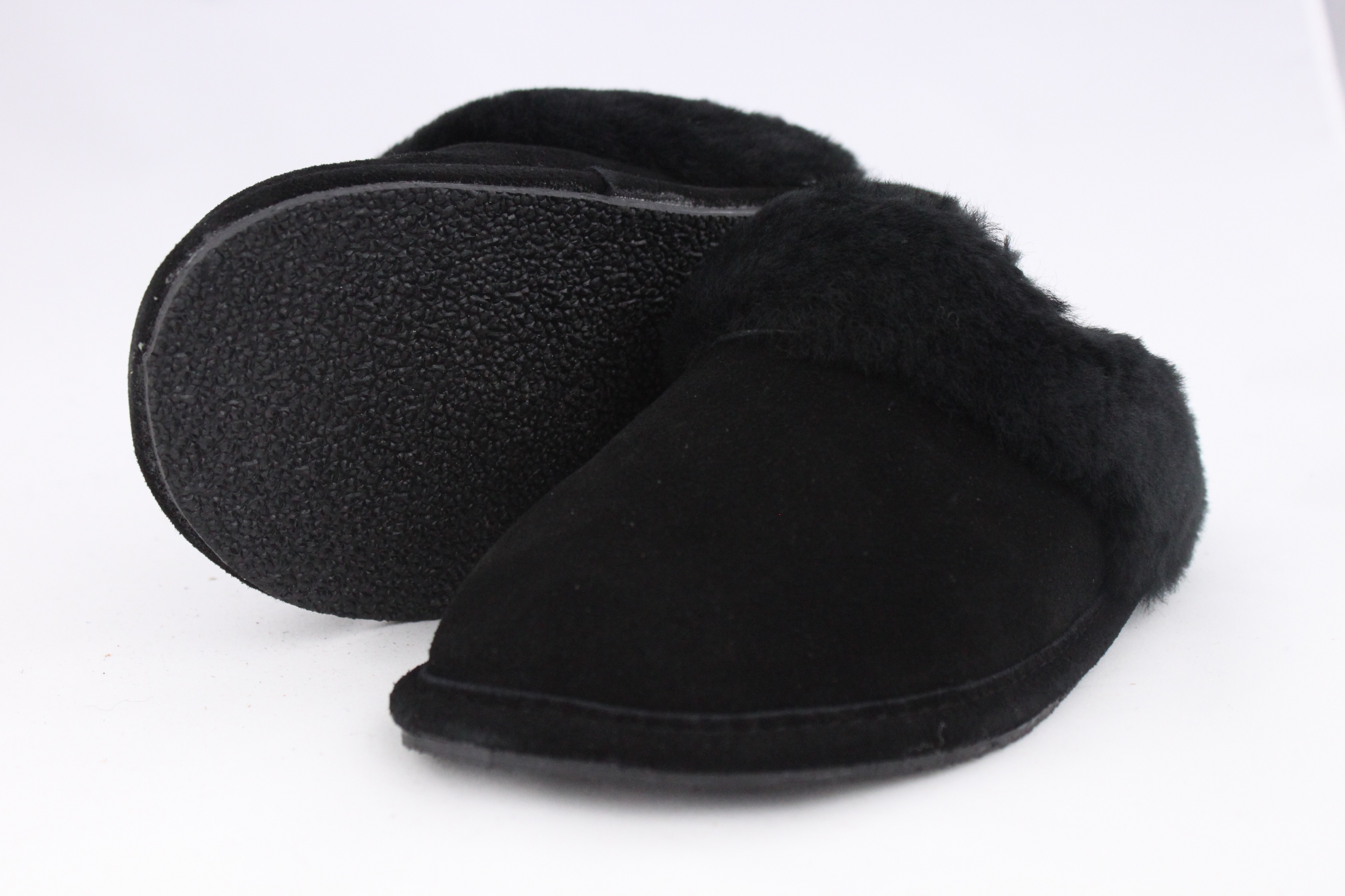 sheepskin slippers slip on