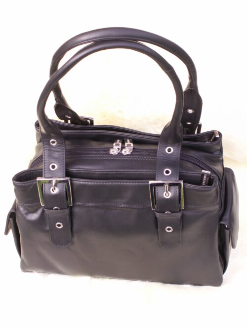 Ladies Handbag with belt type straps - Image 2