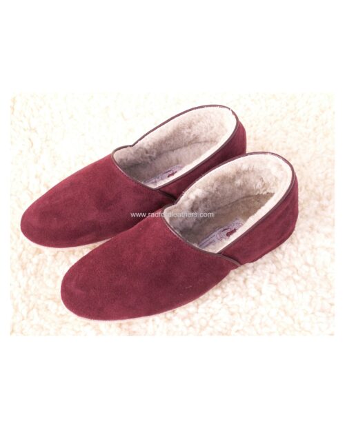Drapers Mens ANTON Luxury Slipper - Black, Wine, Brown, Nut - Image 2