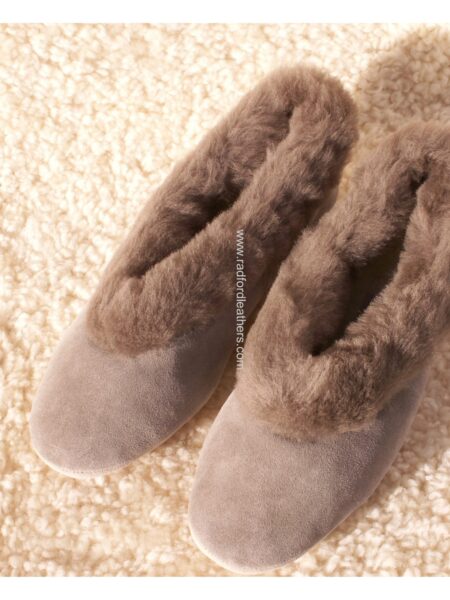 Draper of Glastonbury Jane Ladies Sheepskin Slipper