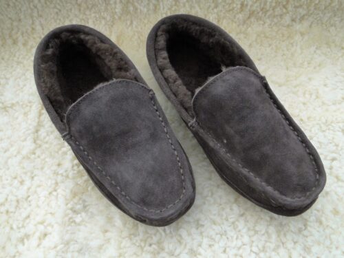 Men's Canoe Style Sheepskin Mocassin Slippers - Jack - Draper of Glastonbury