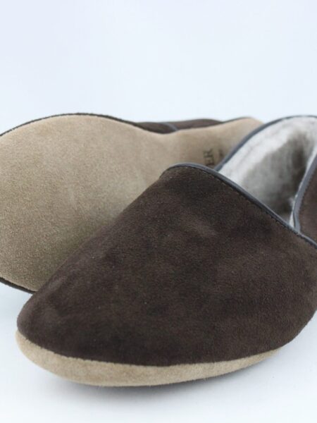Drapers Mens ANTON Luxury Slipper - Black, Wine, Brown, Nut