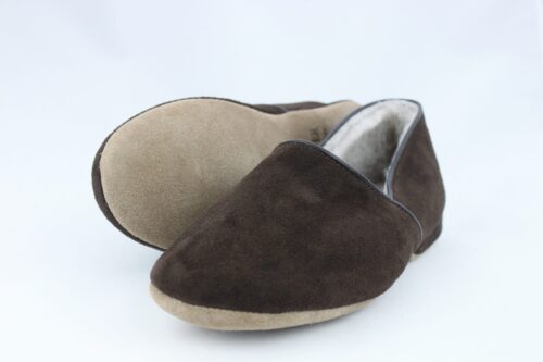 Drapers Mens ANTON Luxury Slipper - Black, Wine, Brown, Nut
