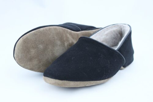 Drapers Mens ANTON Luxury Slipper - Black, Wine, Brown, Nut - Image 3
