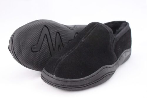 Men's Traditional Sheepskin Slipper with Gusset and Outdoor Sole - George - Draper of Glastonbury
