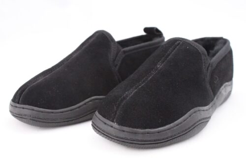 Men’s Traditional Sheepskin Slipper with Gusset and Outdoor Sole ...