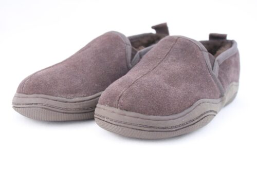 Men's Traditional Sheepskin Slipper with Gusset and Outdoor Sole - George - Draper of Glastonbury - Image 3