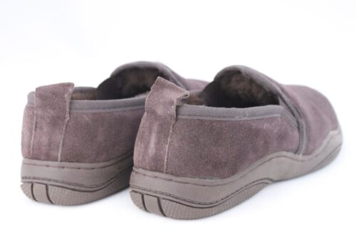 Men's Traditional Sheepskin Slipper with Gusset and Outdoor Sole - George - Draper of Glastonbury - Image 4