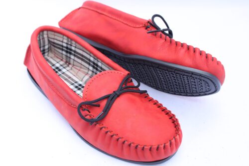 Men's Leather Moccasins Style Slipper - Image 2