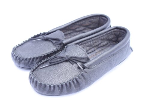 Men's Leather Moccasins Style Slipper - Image 5