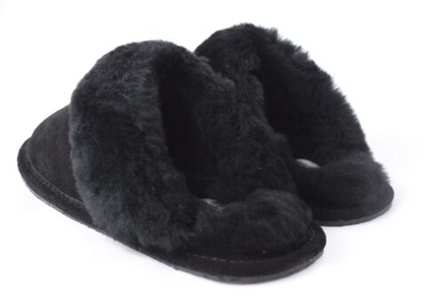 Ladies Slip on Style Sheepskin Slipper