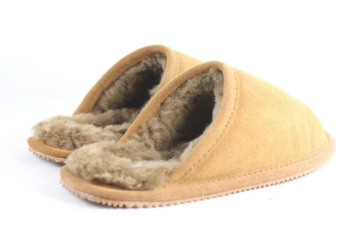 Ladies Sheepskin Backless Slipper