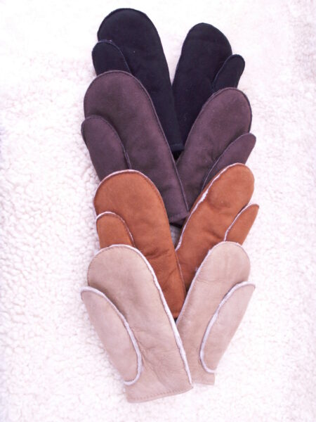 Sheepskin Panel Mittens