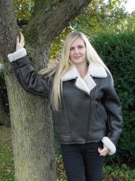 Ladies Sheepskin Flying Jacket