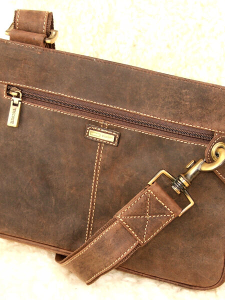 Ladies Rectangular Leather Shoulder Bag