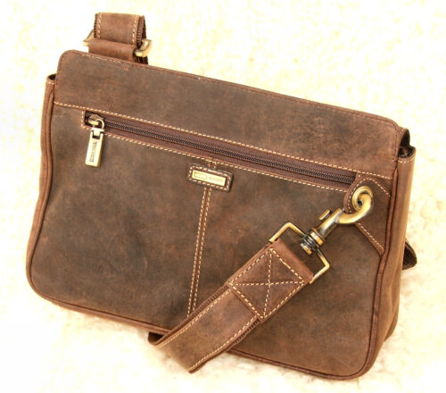 Ladies Rectangular Leather Shoulder Bag