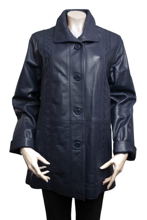 Ladies 3/4 length jacket with straight thonging - Image 6
