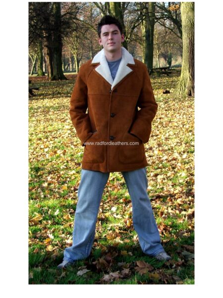Men's Traditional Sheepskin Coat