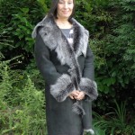 Ladies 3/4 length Toscana Sheepskin Coat