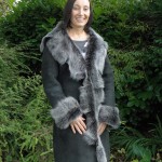 Ladies 3/4 length Toscana Sheepskin Coat - Image 2