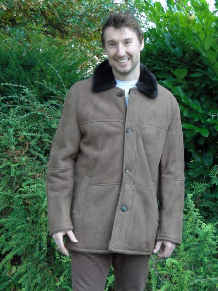 Men's Classic Styled Sheepskin Coat