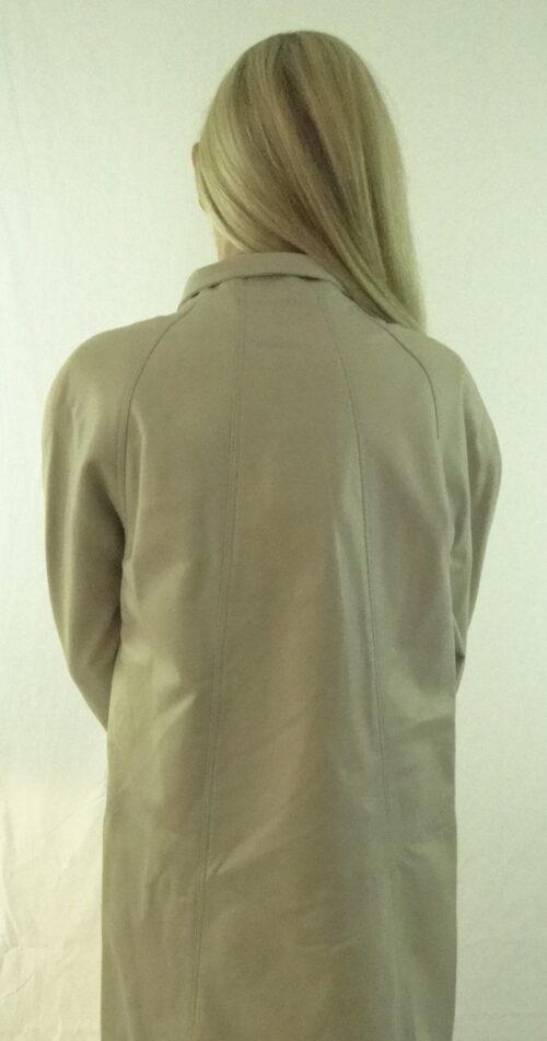 Ladies Leather Swing Coat