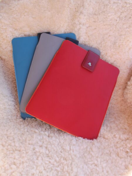 Two tone leather sleeve for Apple iPad