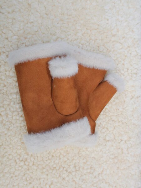 Ladies' Fingerless Sheepskin Gloves