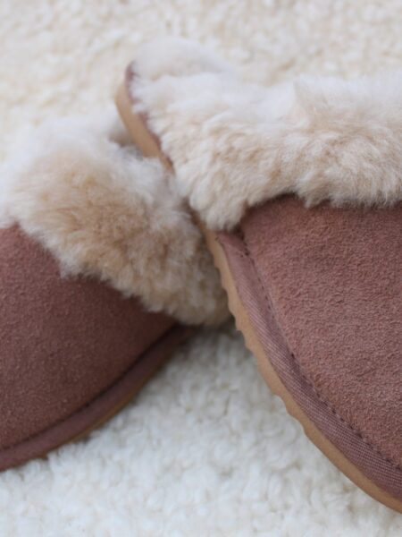 Ladies Sheepskin Mule Slippers