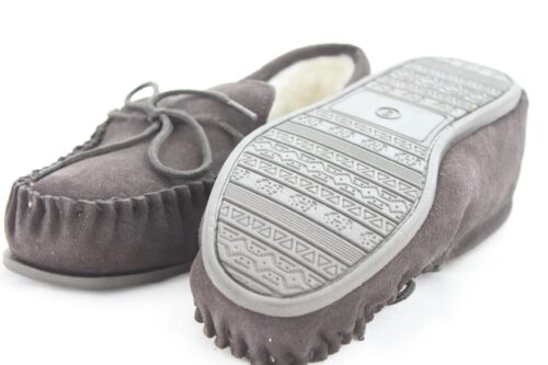 Men's Suede Mocassin Slippers with Wool Lining - Image 6