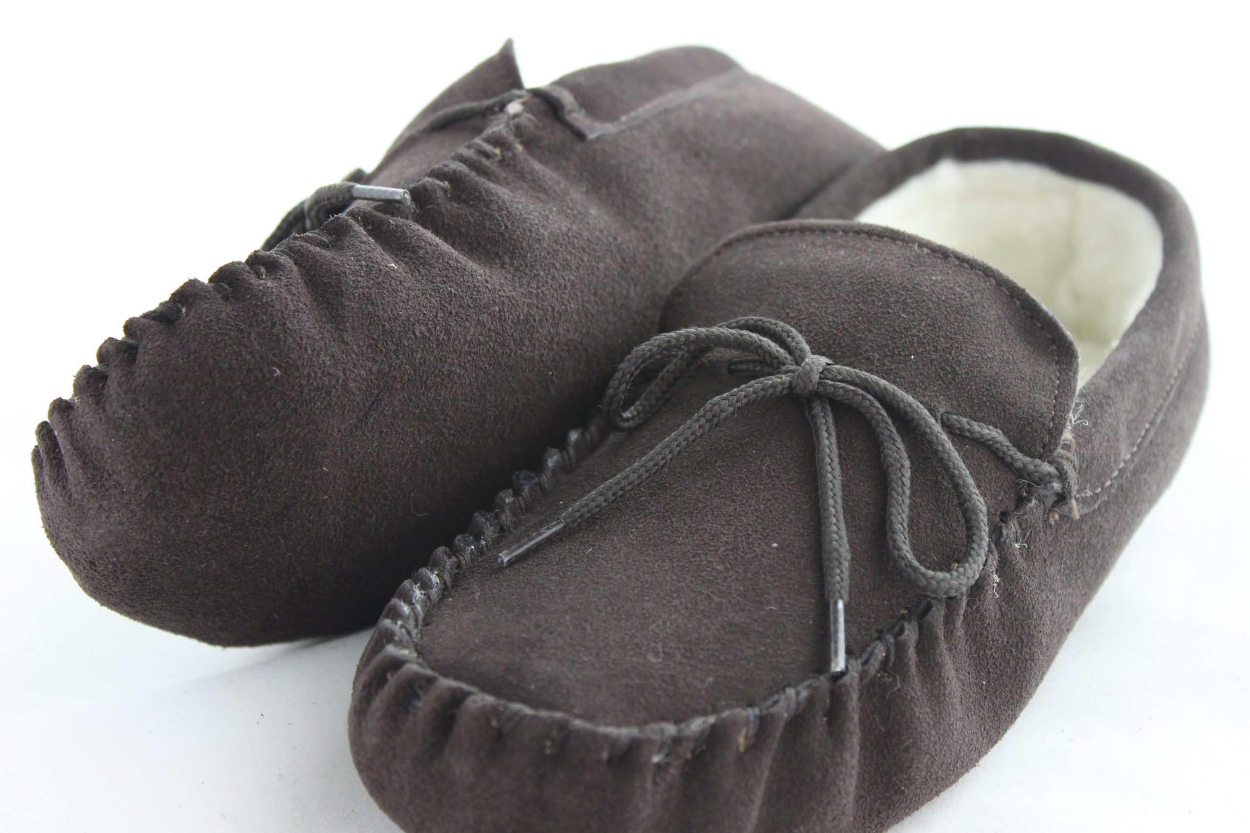 Ladies black sales moccasin slippers