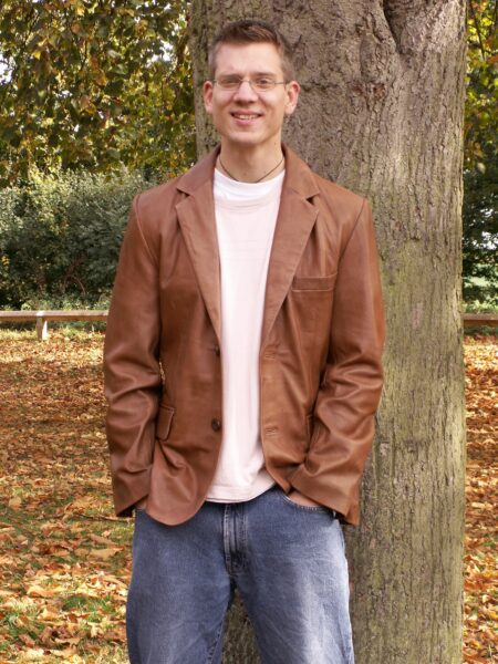 Men's Two Button Classic Leather Jacket