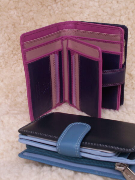Ladies Quality Leather Coloured Purse