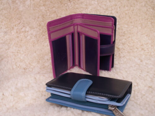 Ladies Quality Leather Coloured Purse