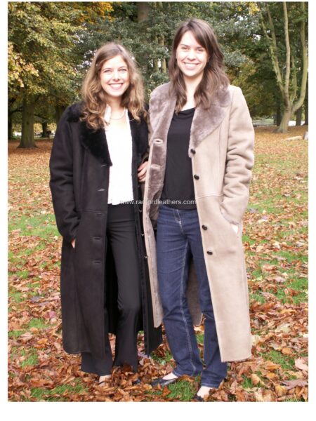Ladies Long Sheepskin Coat