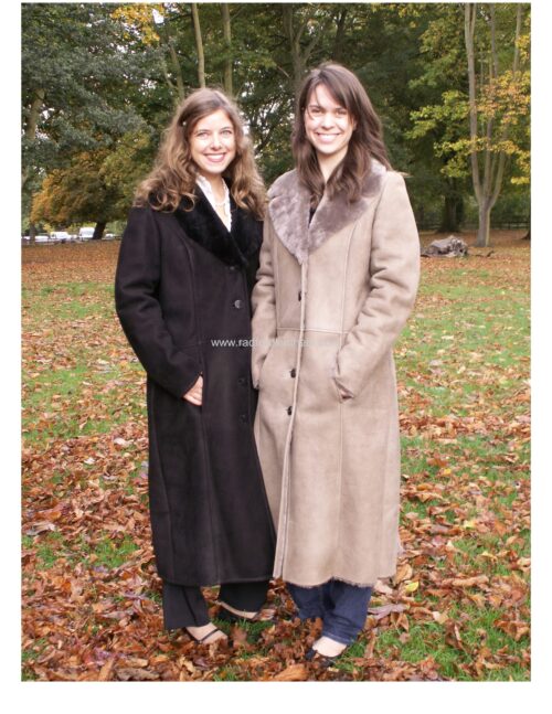 Ladies Long Sheepskin Coat - Image 2