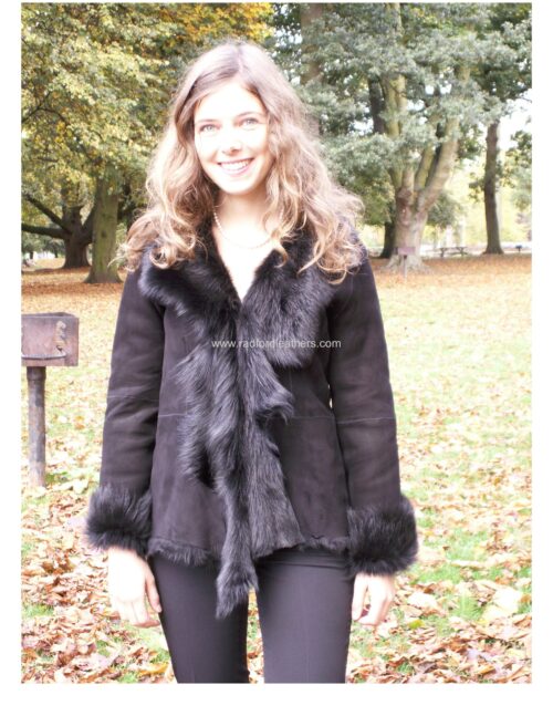 Ladies Short Toscana Sheepskin Jacket