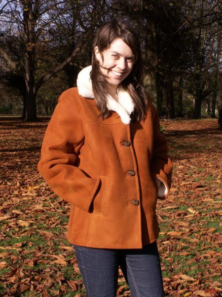 Ladies Classic Styled Sheepskin Coat