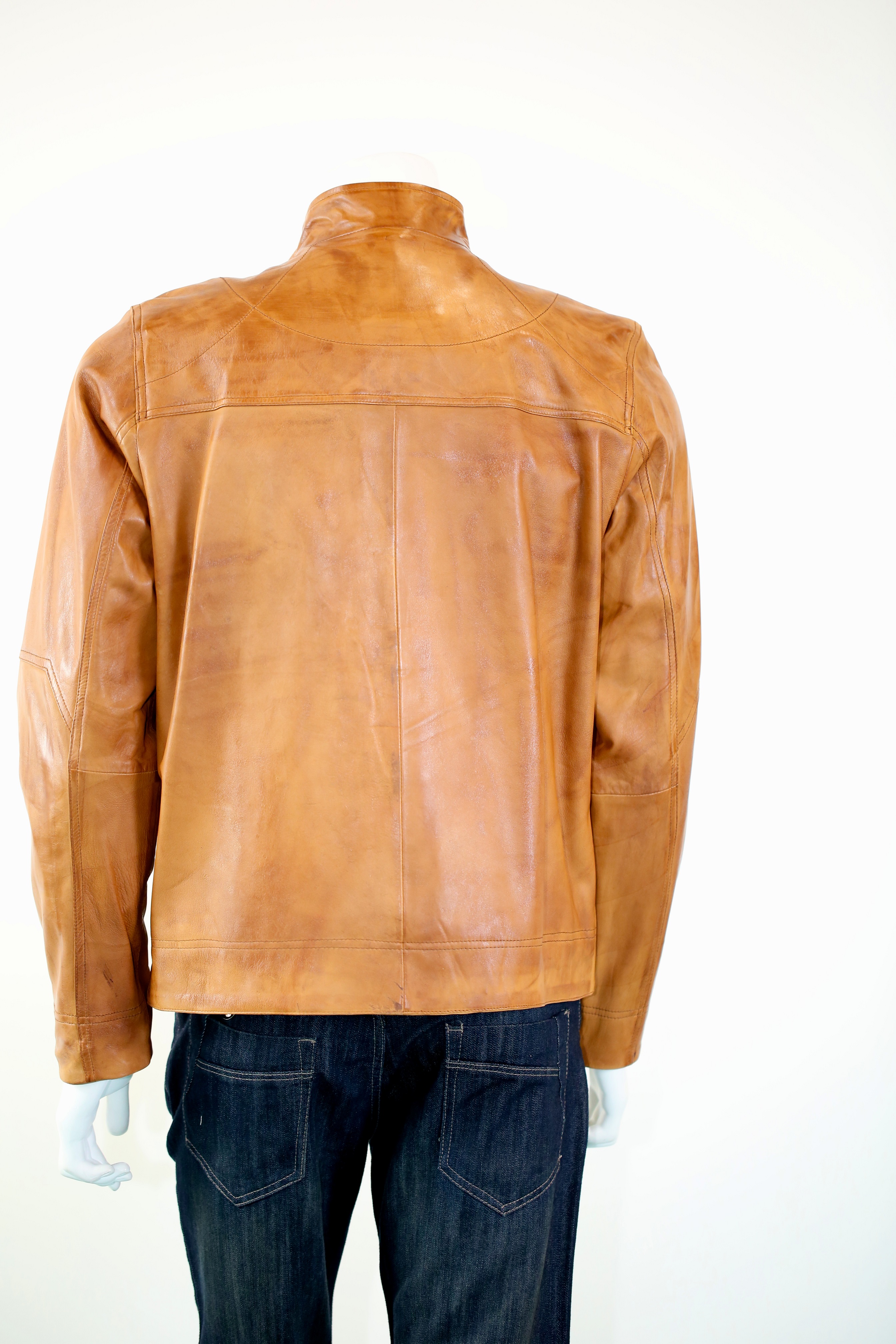 Men's Tan Leather Jacket - Radford Leather Fashions-Quality Leather and ...