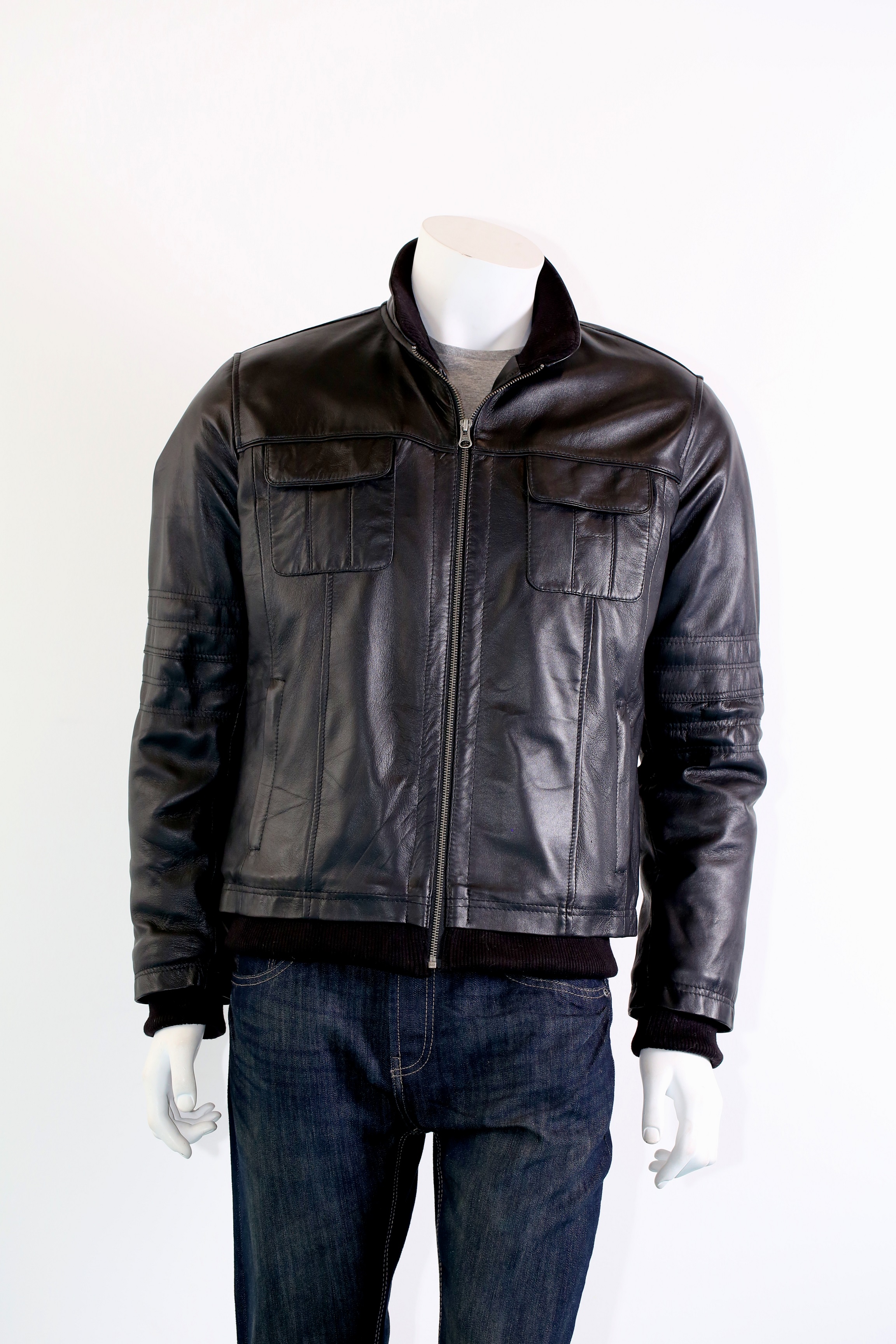 Men's Leather Bomber Jacket - Radford Leathers
