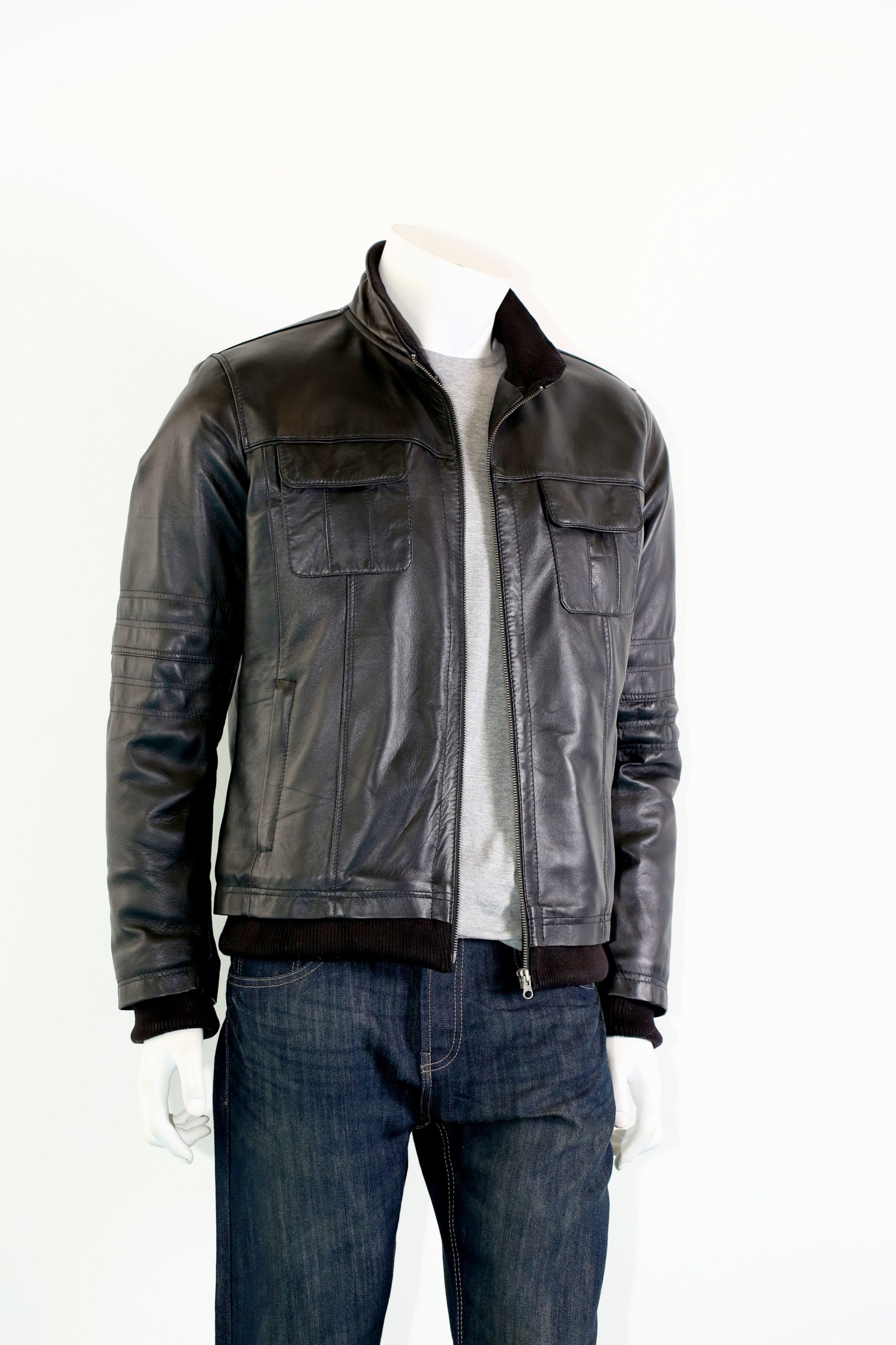 Men’s Leather Bomber Jacket – Radford Leather Fashions-Quality Leather ...