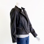 Women's Leather Biker Jacket  - Image 4